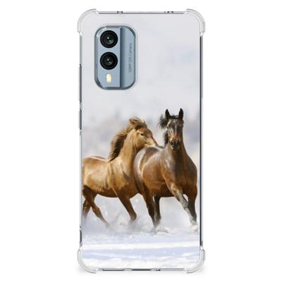 Nokia X30 Case Anti-shock Paarden Nokia X30 Case Anti-shock Paarden