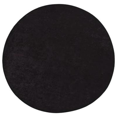 Vloerkleed wasbaar anti-slip Ø 200 cm antracietkleurig