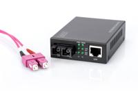 Digitus DN-82150 Mediaconverter LAN 10/100/1000 MBit/s, SC Duplex 10 / 100 / 1000 MBit/s - thumbnail