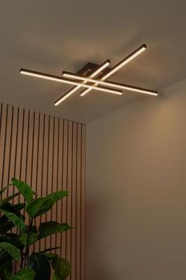 Lucide NOVAK - Plafonnière - LED Dimb. - CCT - 1x42W 2700K/4000K - Zwart Lucide NOVAK - Plafonnière - LED Dimb. - CCT - 1x42W 2700K/4000K - Zwart