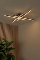Lucide NOVAK - Plafonnière - LED Dimb. - CCT - 1x42W 2700K/4000K - Zwart - thumbnail