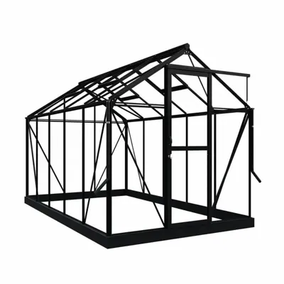 Tuinkas Mary III zwart 3 mm veiligheidsglas Royal Well - Royal well