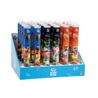 Plus Plus Glow in the dark mix: 24 stuks tube plus-plus display (7418) - thumbnail