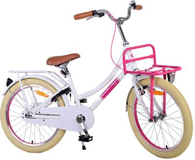 Volare kinderfiets meisjes 20 inch wit