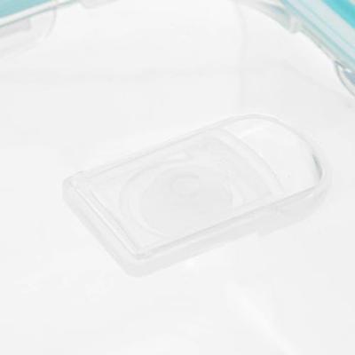 Lunchbox 5five Simply Smart Blauw Transparant Kristal 1,7 L 23 x 16,5 x 8,5 cm Rechthoekig