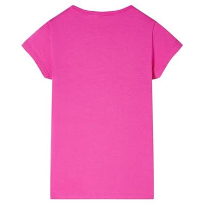 VidaXL Kindershirt 140 donkerroze