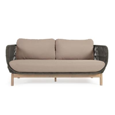 Kave Home 3-zits Tuinbank 'Catalina' 170cm, kleur Donkergroen