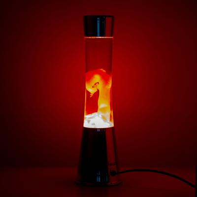 Lavalamp Zilver Met Rode Lava Lavalamp Zilver Met Rode Lava