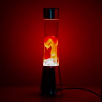 Lavalamp Zilver Met Rode Lava - thumbnail