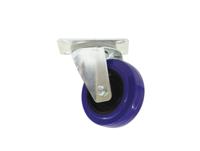ROADINGER Swivel Castor 100mm blue shielded bearing - thumbnail