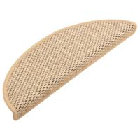 VidaXL Trapmatten zelfklevend 15 st sisal-look 65x21x4 cm lichtbeige - thumbnail