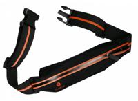 Sveltus hardloopriem voor smartphone zwart/ oranje 65-110 cm - thumbnail