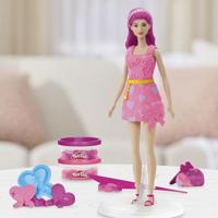 Play-Doh barbie hartjes en haar - 2 kleipotjes - thumbnail
