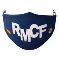 Hygiënisch en herbruikbaar gezichtsmasker gemaakt van stof Real Madrid C.F. SF-822024-897 Blauw Wit - thumbnail