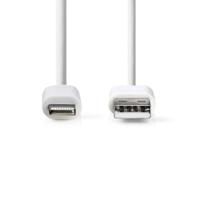 Sync and Charge-Kabel | Apple Lightning 8-Pins Male - USB-A Male | 1,0 m | Wit - thumbnail