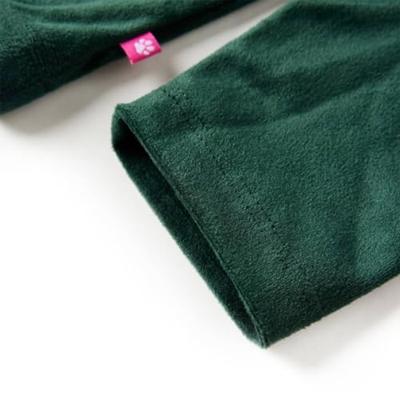 VidaXL Kinderblouse met ruches 128 donkergroen