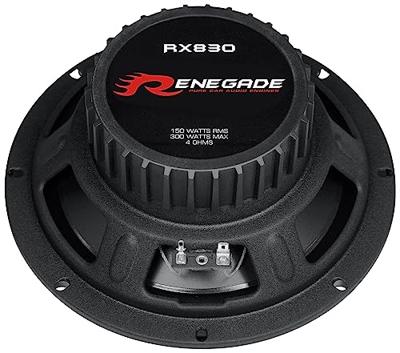 Renegade RX830 3-weg triaxiale inbouwluidspreker 300 W Inhoud: 1 stuk(s)