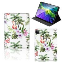 iPad Pro 11 2020/2021/2022 Flip Case Flamingo Palms - thumbnail
