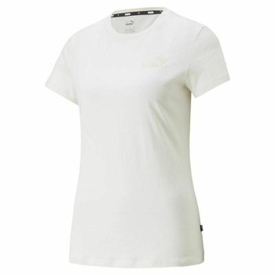 Dames-T-Shirt met Korte Mouwen Puma Wit - Maat: S