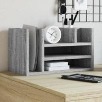 VidaXL Bureau organiser 44,5x24x25 cm bewerkt hout grijs sonoma eiken - thumbnail