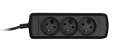 Activejet 3GNU - 3M - C power uitbreiding 3 AC-uitgang(en) Binnen Zwart