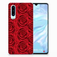 Huawei P30 | TPU Case | Red Roses - thumbnail