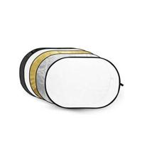 Godox reflectieschermen 5-in-1 Gold, Silver, Black, White, Translucent - 120x180cm - thumbnail