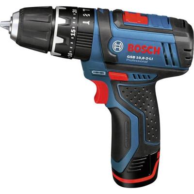 Bosch Professional GSB 12V-15 Accu-klopboor/schroefmachine 2 snelheden Incl. 2 accus Bosch Professional GSB 12V-15 Accu-klopboor/schroefmachine 2 snelheden Incl. 2 accus