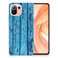 Xiaomi Mi 11 Lite | 11 Lite 5G NE | Bumper Hoesje | Wood Blue - thumbnail