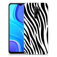 Xiaomi Redmi 9 | TPU Hoesje | Zebra - thumbnail
