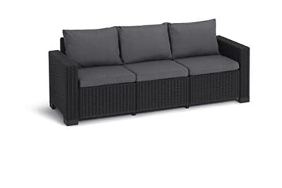 Allibert California Loungebank - 3 personen - Grafiet Allibert California Loungebank - 3 personen - Grafiet