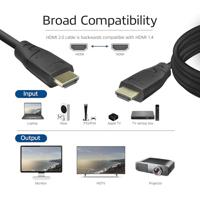 ACT AK3947 4K HDMI High Speed Ethernet Premium Certified Kabel - HDMI-A Male/HDMI-A Male - 6.1 meter - thumbnail