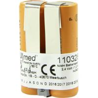 Akku Med Accu voor medisch apparaat Vervangt originele accu 4860 501.002 Eppendorf 2.4 V 1200 mAh - thumbnail