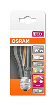 OSRAM HOMELIGHTING 4058075434820 LED-lamp Energielabel E (A - G) E27 Peer 7 W = 60 W Warmwit tot koudwit 1 stuk(s) OSRAM HOMELIGHTING 4058075434820 LED-lamp Energielabel E (A - G) E27 Peer 7 W = 60 W Warmwit tot koudwit 1 stuk(s)
