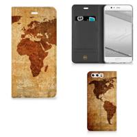 Huawei P10 Plus | Book Cover | Wereldkaart - thumbnail
