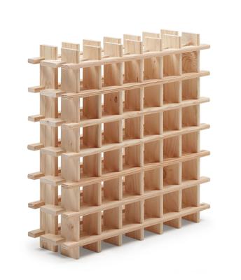 Flessenrek Astigarraga Bruin Pijnboom (75 x 22 x 75 cm)