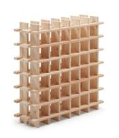 Flessenrek Astigarraga Bruin Pijnboom (75 x 22 x 75 cm) - thumbnail