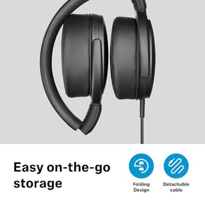 Sennheiser HD 400S Bedraad Zwart