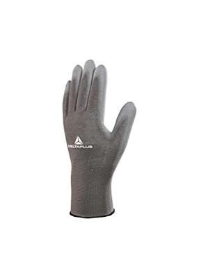 Delta Plus polyester handschoen VE702PG PU grijs mt 8
