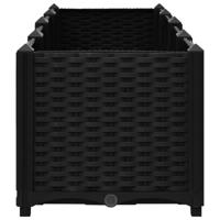 Plantenbak verhoogd 160x40x38 cm polypropyleen - thumbnail