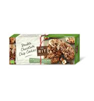 De Rit Double chococookies hazelnoot bio 175 Gram - thumbnail