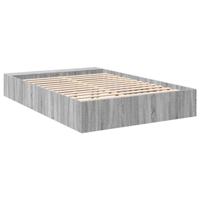 Bedframe bewerkt hout grijs sonoma eikenkleurig 140x200 cm - thumbnail