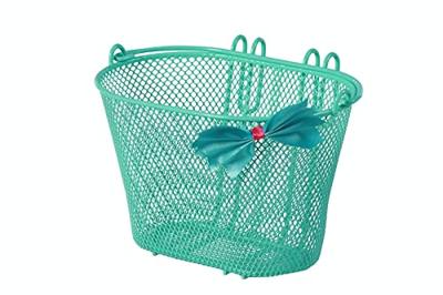 Basil jasmin bow-tie - kinderfietsmand - voorop - mint