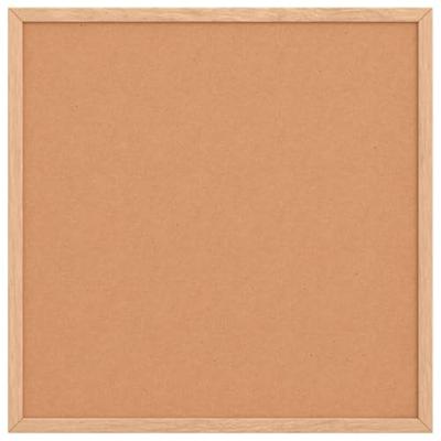 Kurkbord met massief grenenhouten frame 40x40 cm