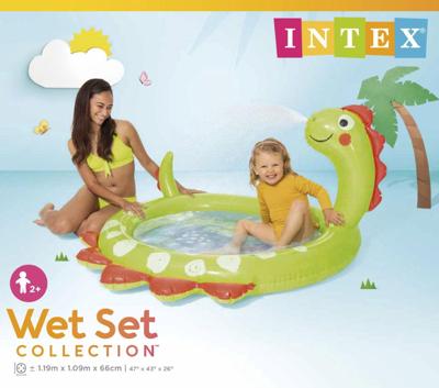 Kinderzwembad dinosaur spray pool Intex - Intex Kinderzwembad dinosaur spray pool Intex - Intex