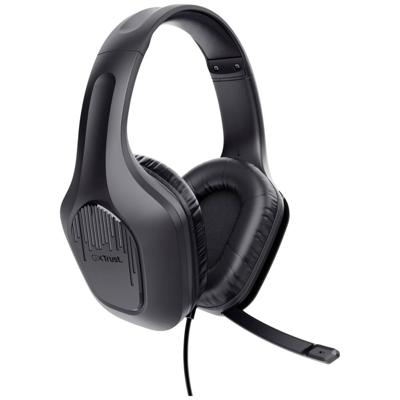 Trust GXT415 ZIROX Over Ear headset Kabel Stereo Zwart Gamen