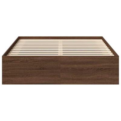 Bedframe bruin eikenkleur 140x200 cm