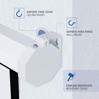 Elektrisch Wandpaneel iggual PSIES240 Wit (240 x 240 cm) - thumbnail