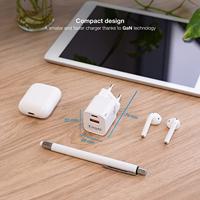 Oplader TooQ TQWC-GANQCPD30WT Wit 30 W - thumbnail
