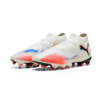 PUMA Future 8 Pro Gras / Kunstgras Voetbalschoenen (MG) Wit Felrood Blauw - thumbnail